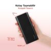 Mojue by ttec PB06 20.000mAh PD 20W LCD Ekranlı Taşınabilir Şarj Aleti / Powerbank Siyah - Görsel 5