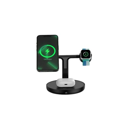 baseus swan magsafe 3 in 1 20w siyah