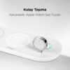 Ttec Aircharger Trio 3 ü 1 Arada Iphone + Apple Watch + Airpods Kablosuz Hızlı Şarj Aleti Uyumlu - Görsel 3