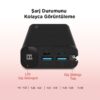 Mojue by ttec PB06 20.000mAh PD 20W LCD Ekranlı Taşınabilir Şarj Aleti / Powerbank Siyah - Görsel 4