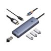 Baseus Ultra Joy 6 in 1 Multifonksiyonal Type-C Hub Dock Station - Uzay Gri - Görsel 2