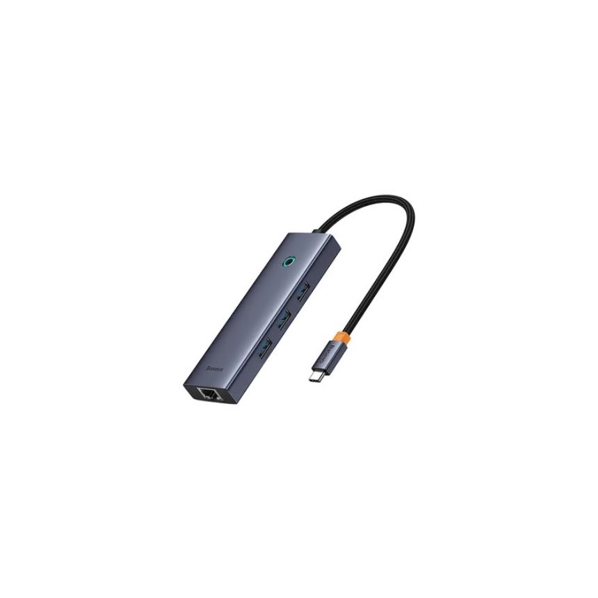 Baseus Ultra Joy 6 in 1 Multifonksiyonal Type-C Hub Dock Station - Uzay Gri