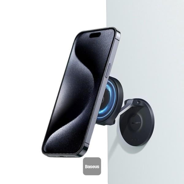 Baseus MagPro MagSafe Foldable Telefon Tutucu-Siyah